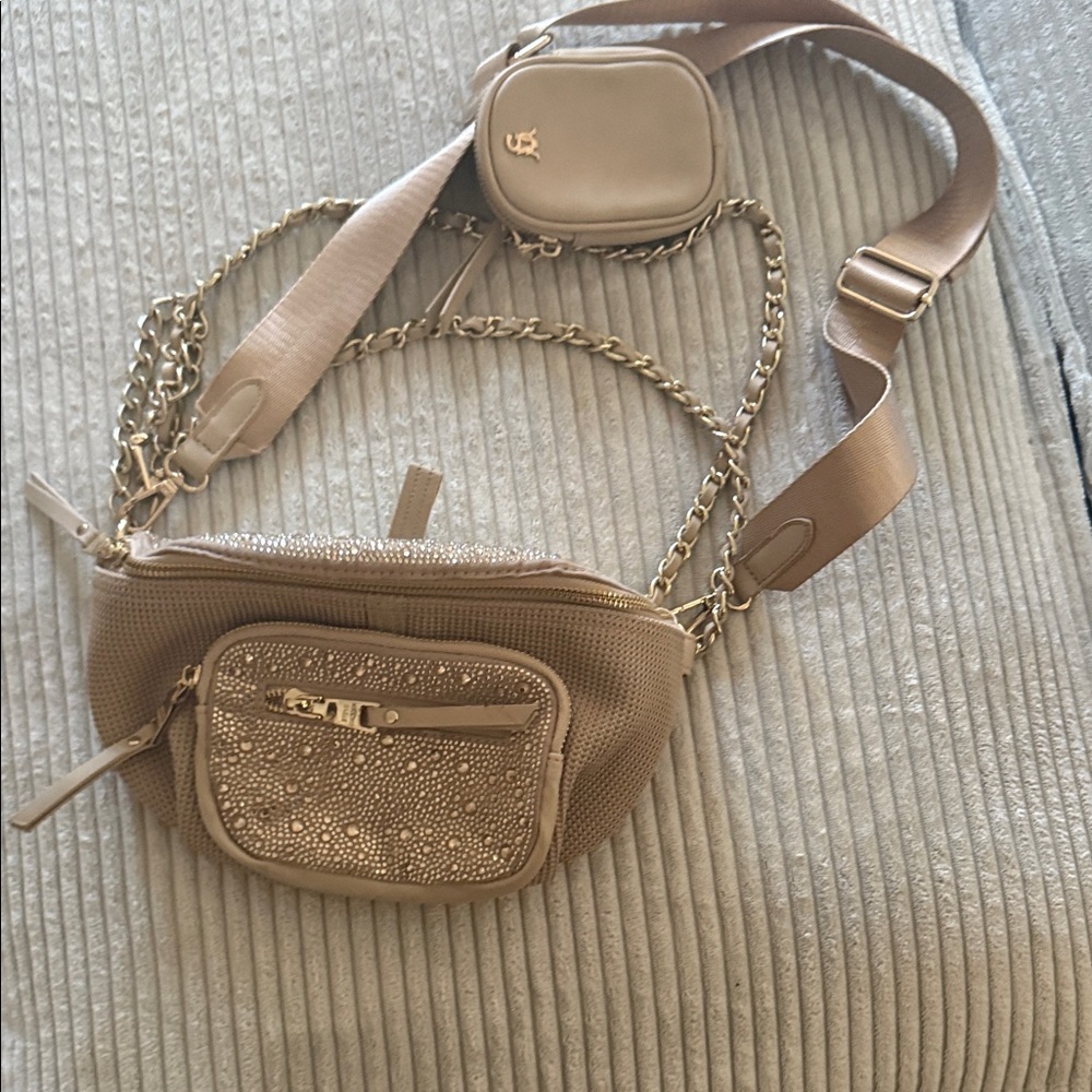 Steve Madden Gold Crossbody Bag Set